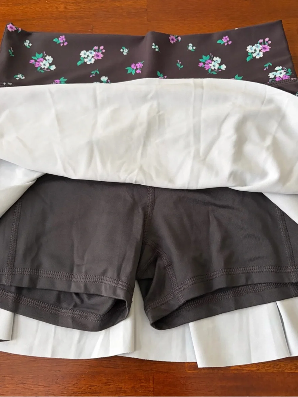 NEW‎ Girls Plus Old Navy Black Floral High-Waisted PowerSoft Skort 10-12 - NWT